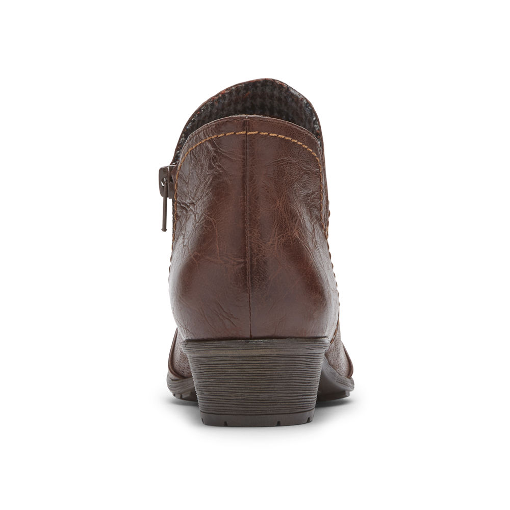 Rockport Kängor Dam Vinröda - Cobb Hill Gratasha V-Cut - RYBGP3167